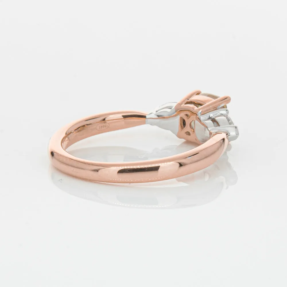 18ct Rose Gold 1.21ct Champagne Diamond Ayla Ring