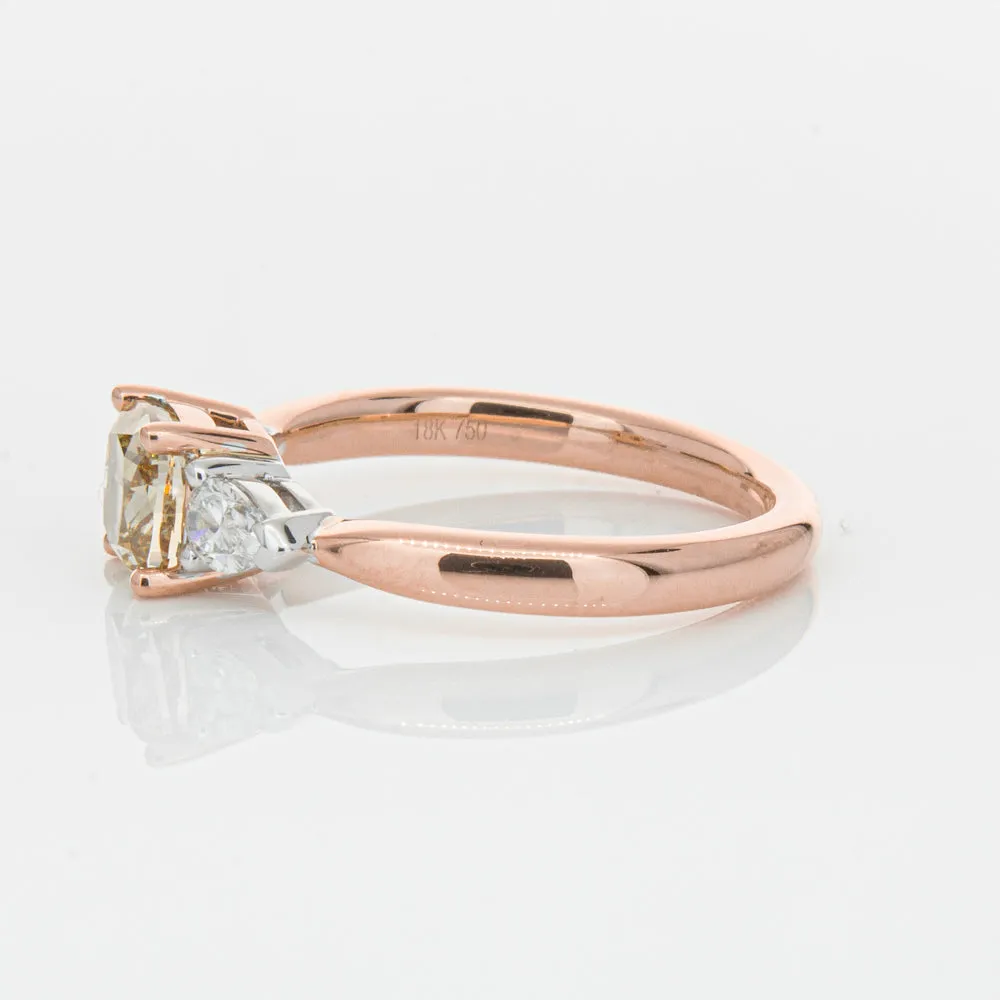18ct Rose Gold 1.21ct Champagne Diamond Ayla Ring