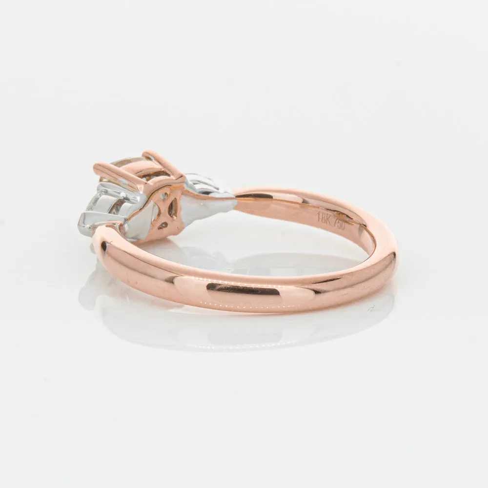 18ct Rose Gold 1.21ct Champagne Diamond Ayla Ring