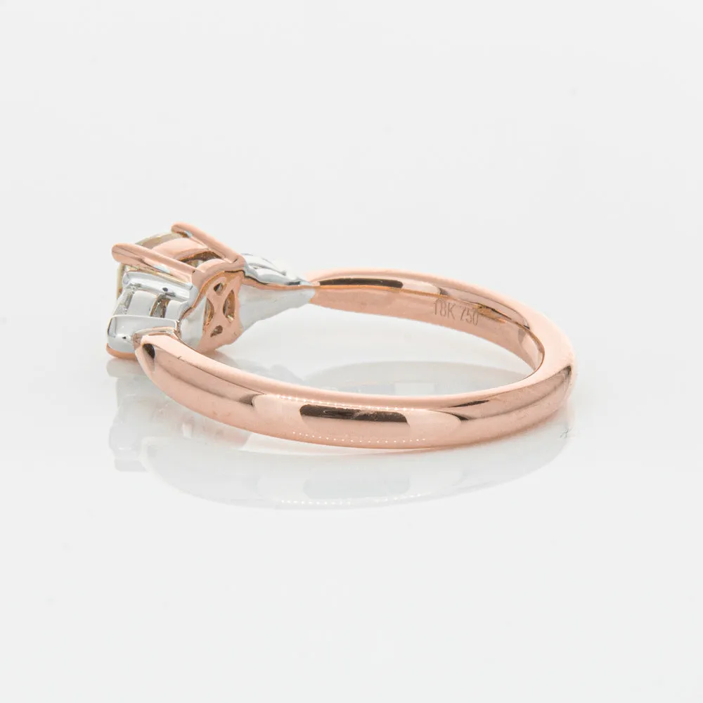 18ct Rose Gold 1.21ct Champagne Diamond Ayla Ring