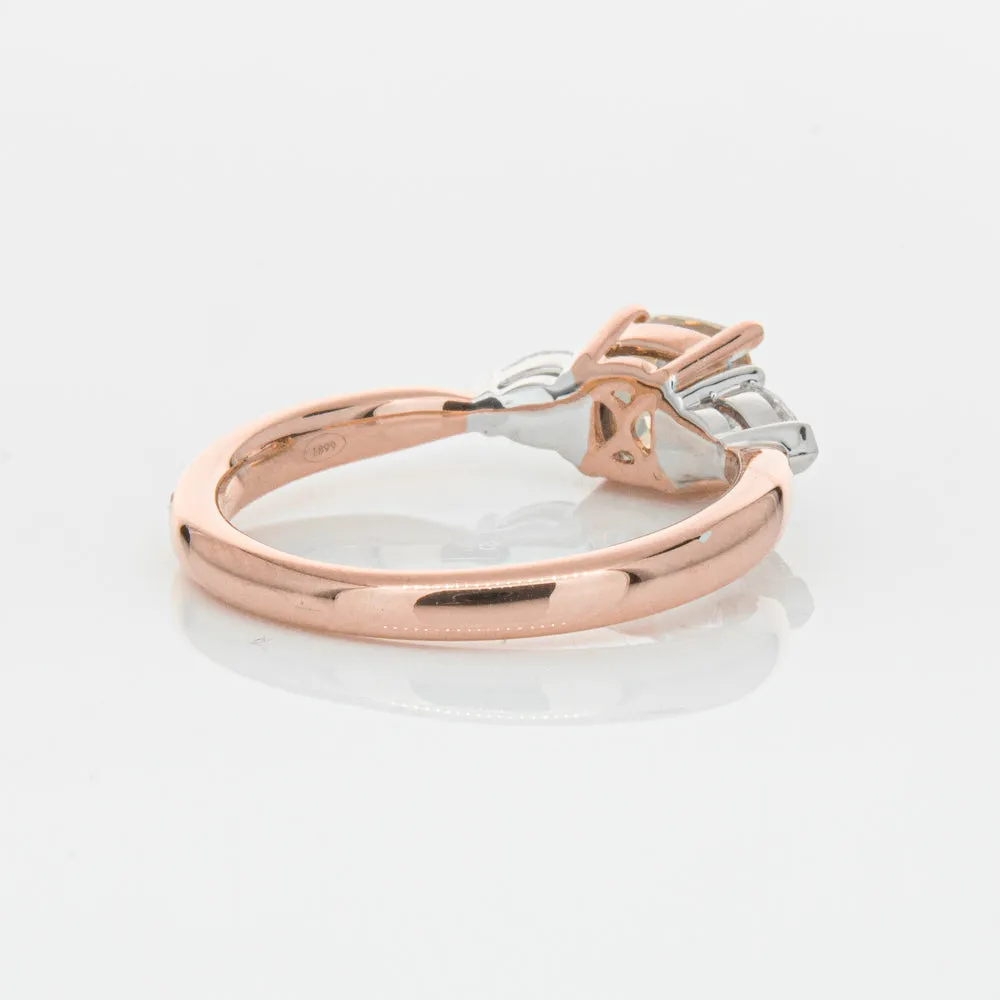 18ct Rose Gold 1.21ct Champagne Diamond Ayla Ring