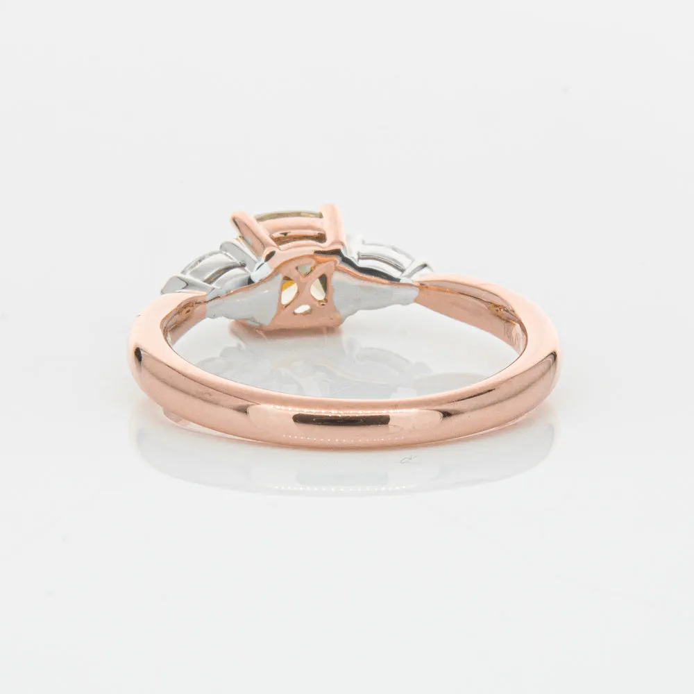 18ct Rose Gold 1.21ct Champagne Diamond Ayla Ring