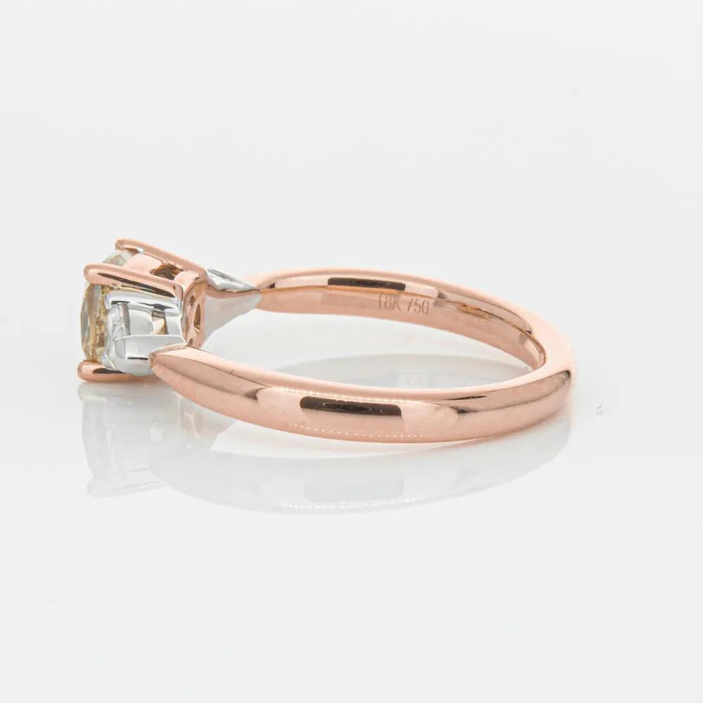 18ct Rose Gold 1.21ct Champagne Diamond Ayla Ring