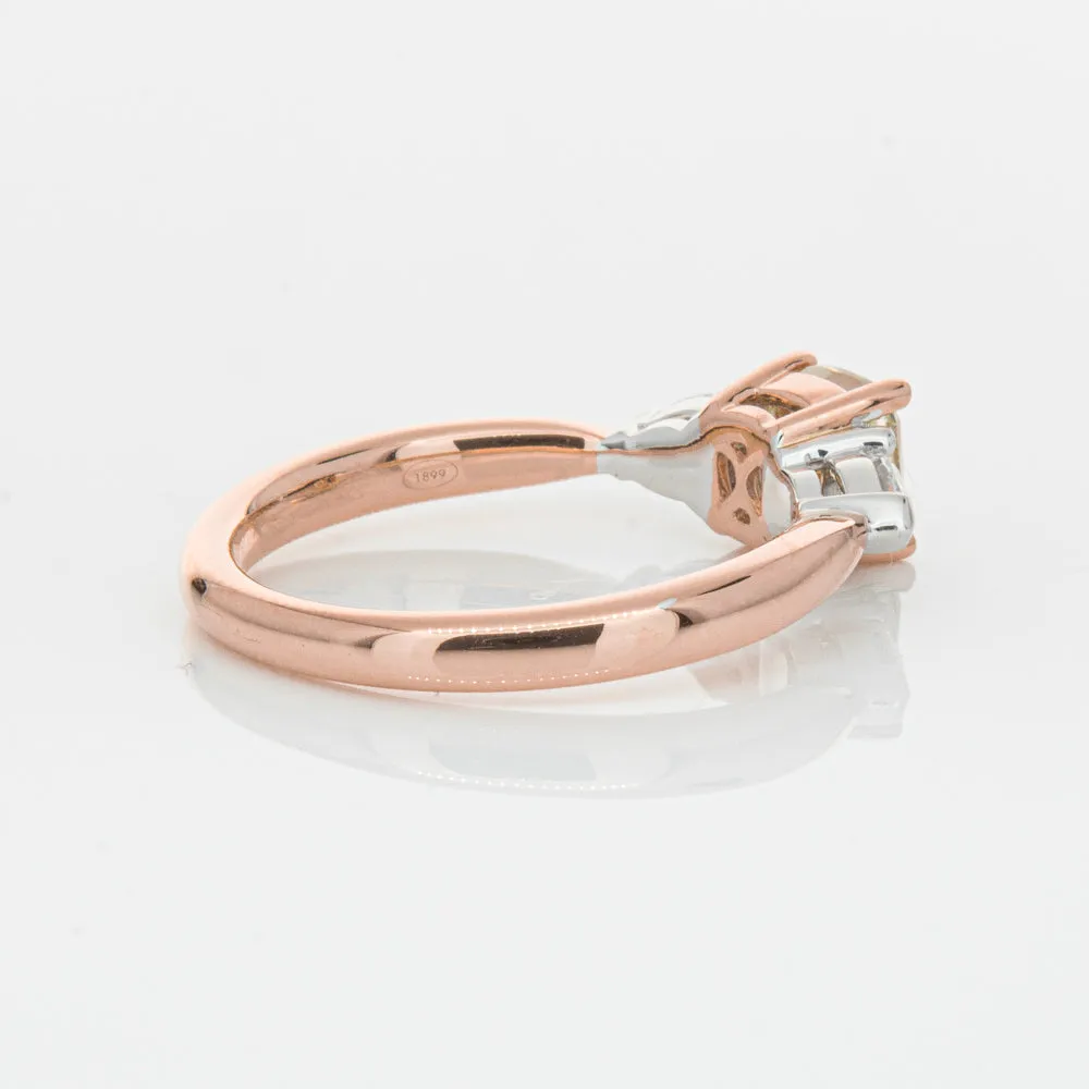 18ct Rose Gold 1.21ct Champagne Diamond Ayla Ring