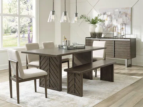 Arkenton Dining Table and chairs (Set of 6)