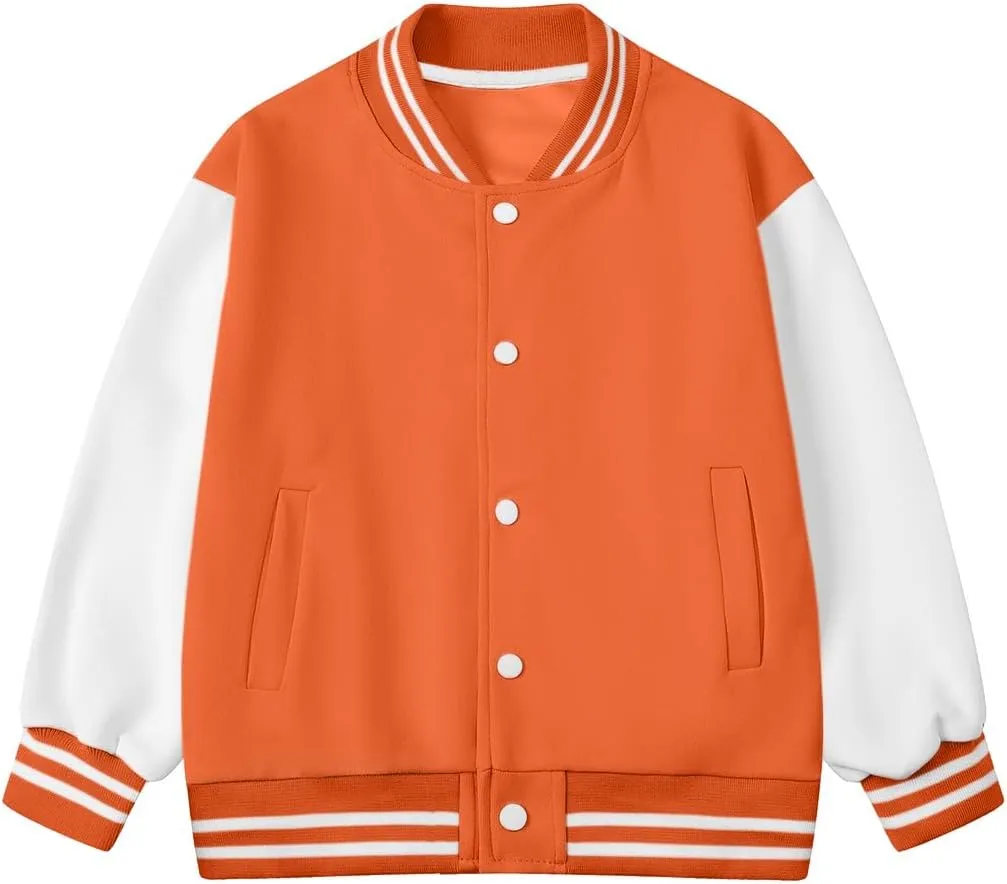 ARTMINE Kids&Men Baseball Jackets Casual Varsity Jacket School Bomber Jackets
