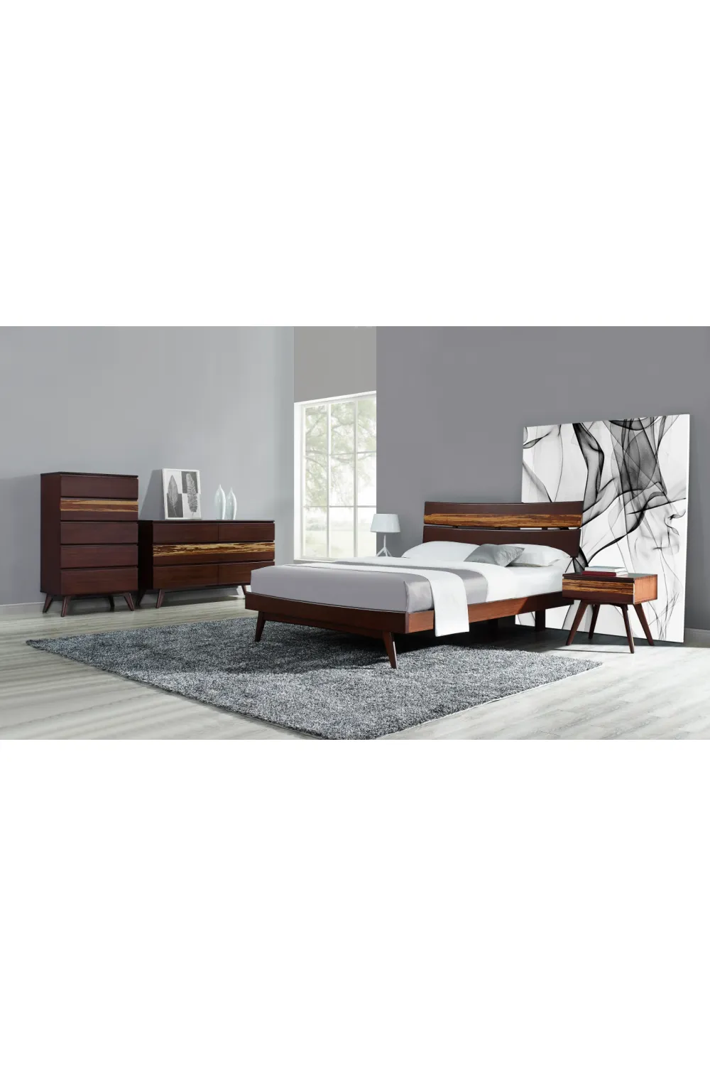 Bamboo High Drawer Chest | Greenington Azara