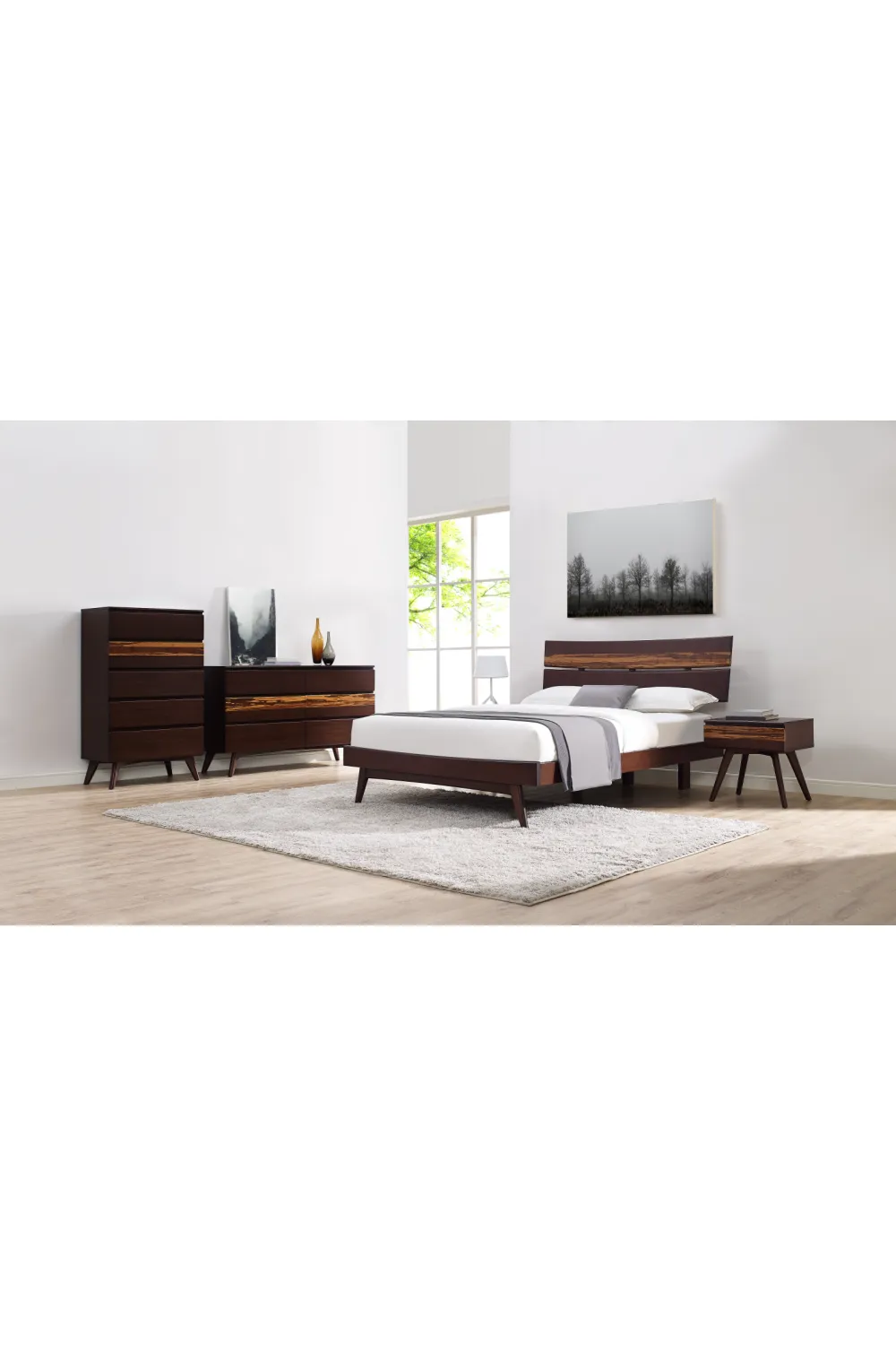 Bamboo High Drawer Chest | Greenington Azara
