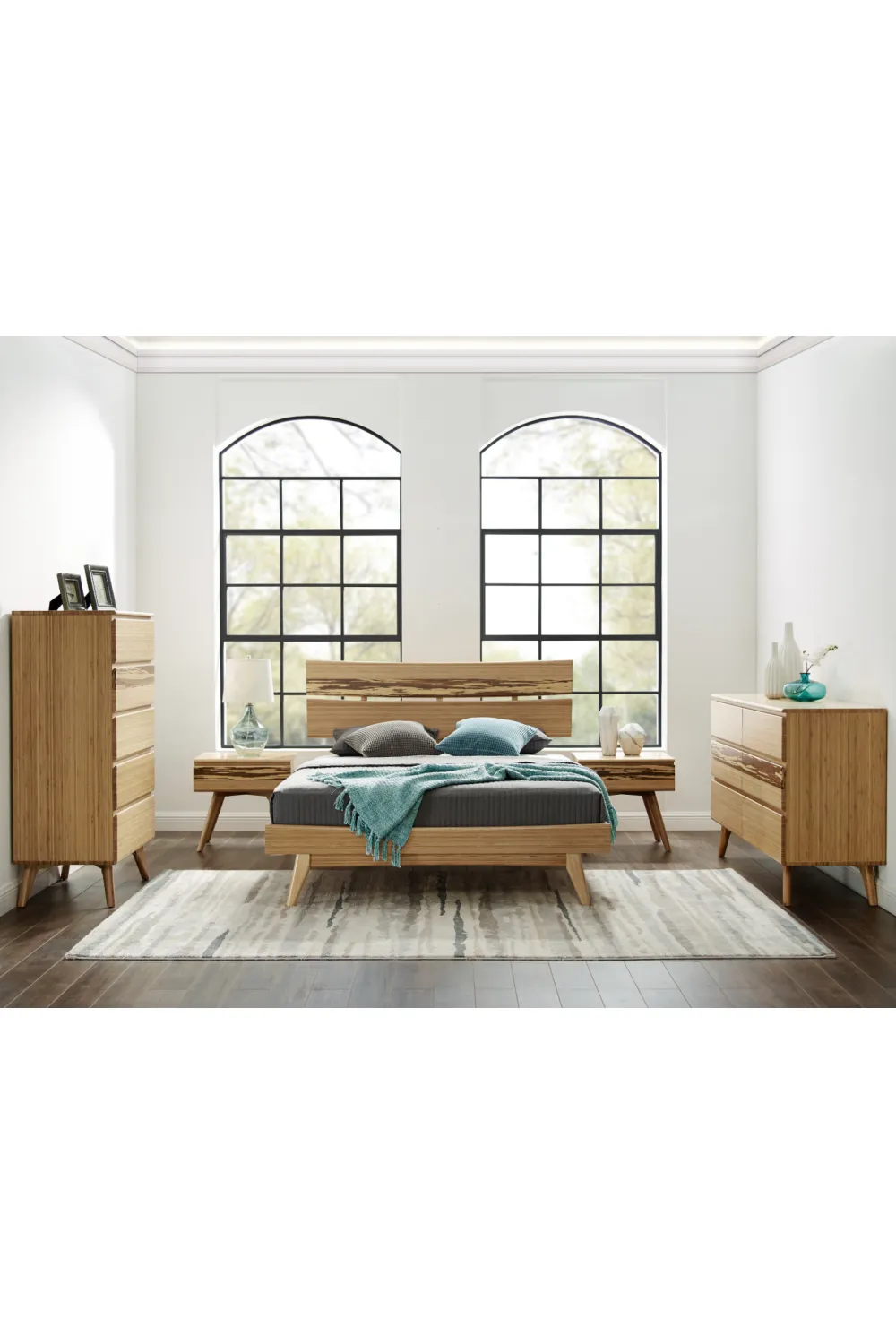 Bamboo High Drawer Chest | Greenington Azara