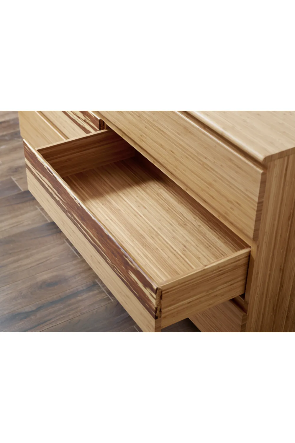 Bamboo High Drawer Chest | Greenington Azara