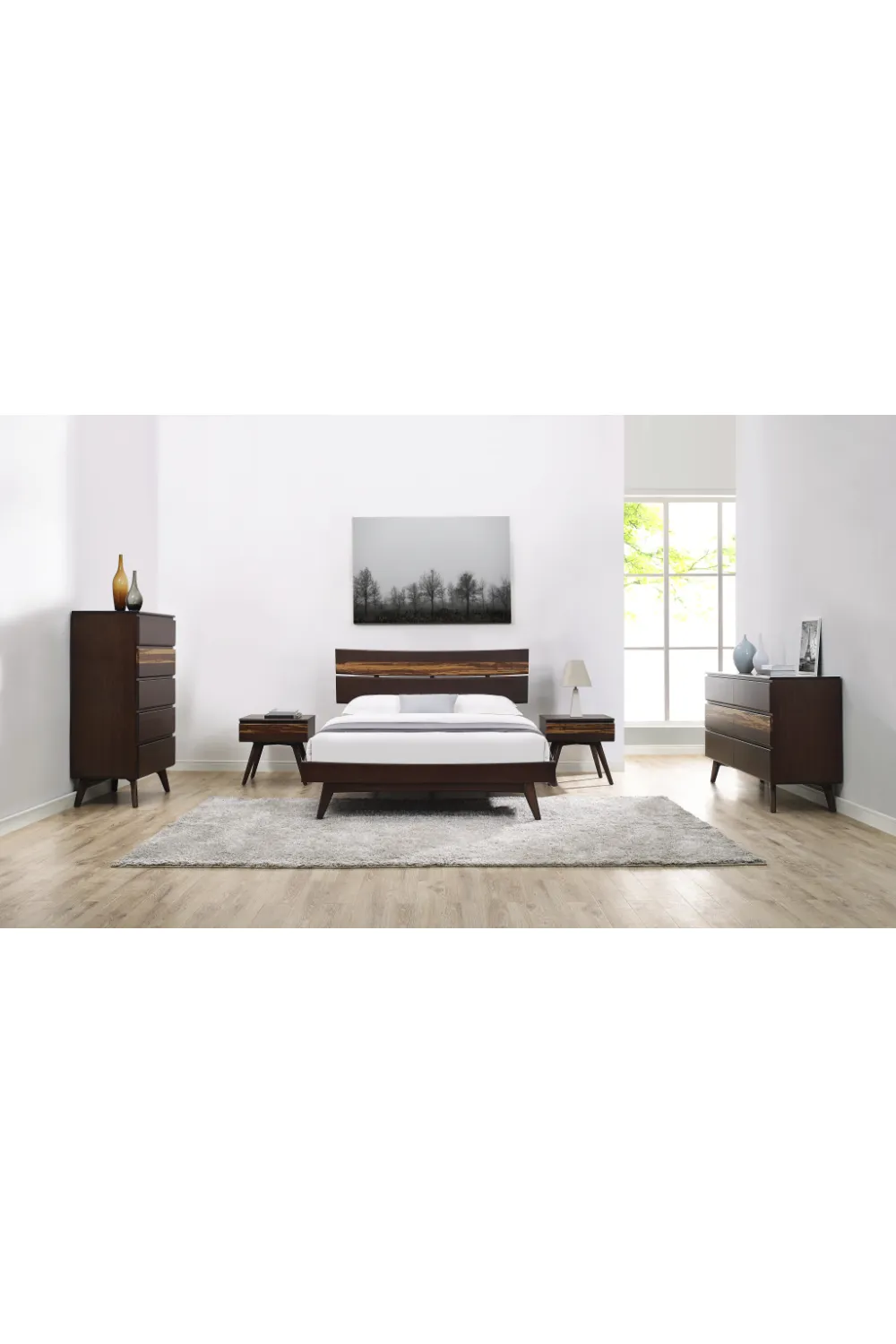 Bamboo High Drawer Chest | Greenington Azara