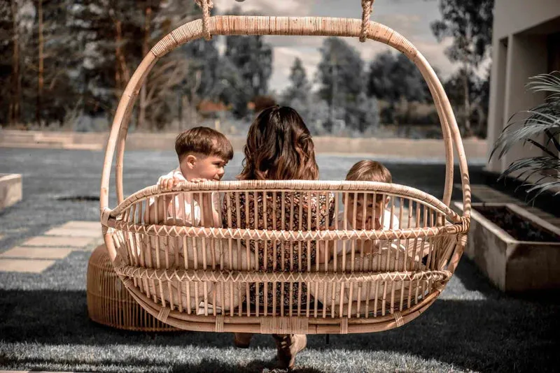 Bamboo Swing Chairs for Outdoor | Cane swing chairs - Ananya