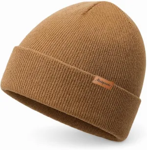 Beanie Hats for Men & Women - Warm Stocking Caps for Men & Women, Cuffed Knit Thermal Hats, Gift for Him & Her