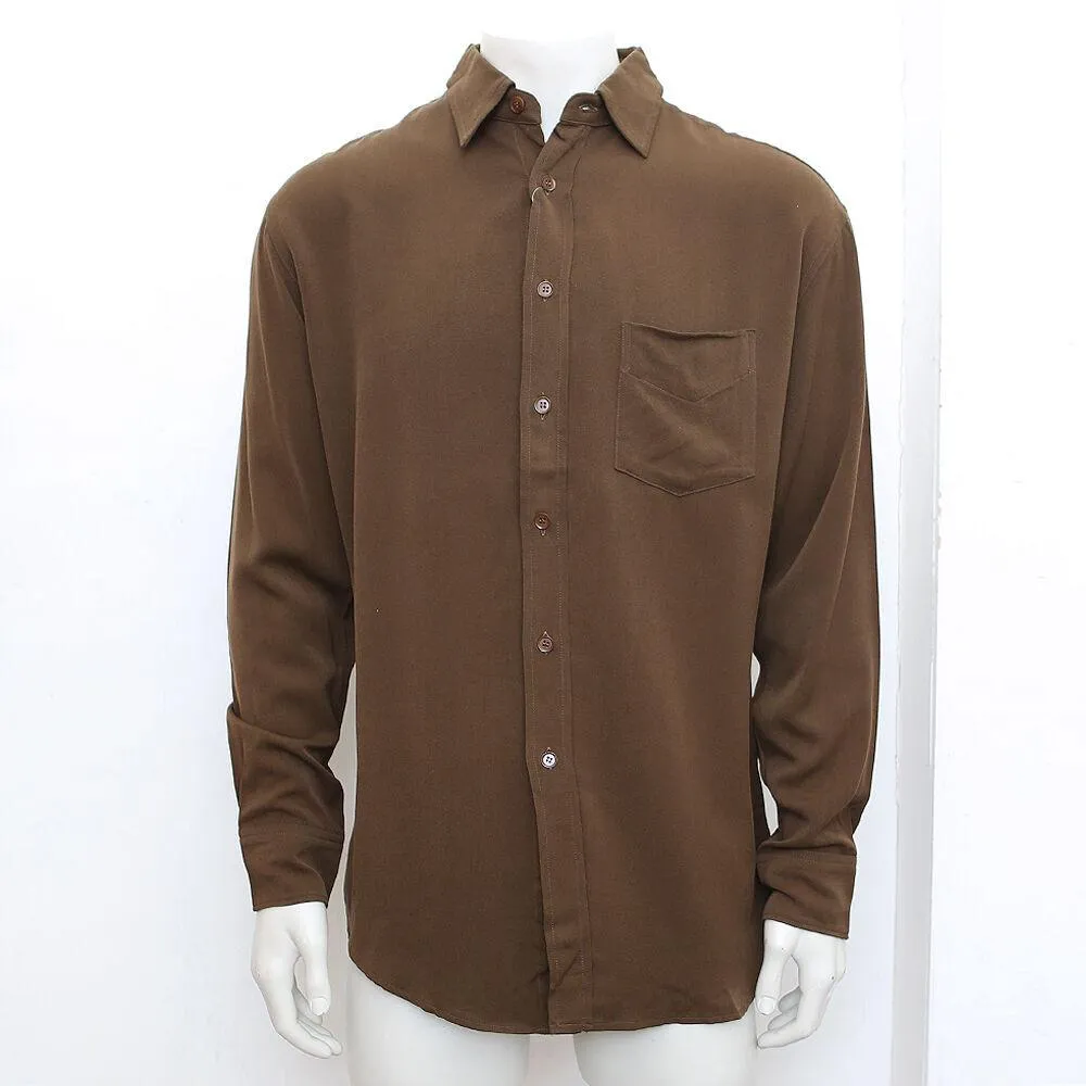 Brown Rayon Shirt