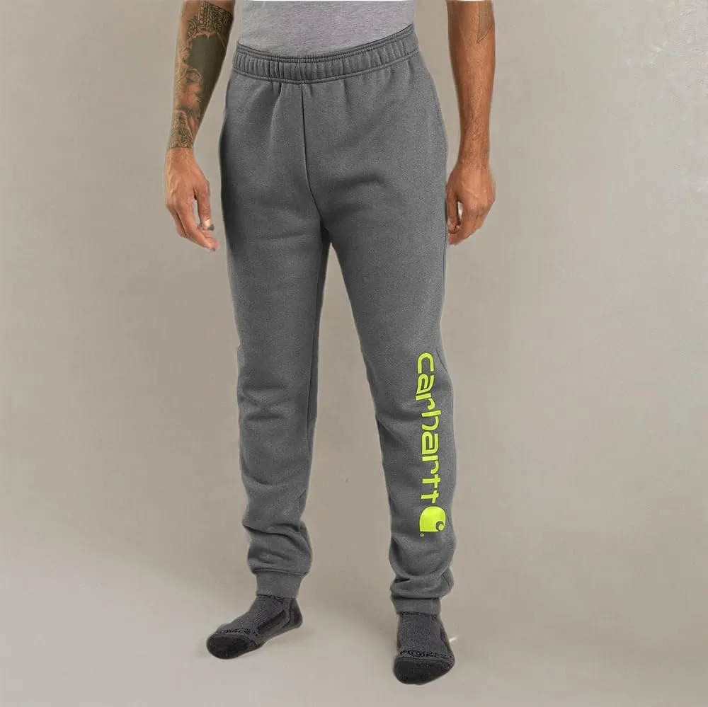 Carhartt Men's Relaxed Fit Midweight Tapered Logo Graphic Sweatpant