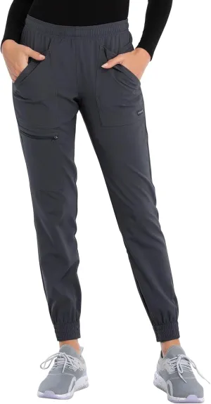 Cherokee Women's Mid Rise Tapered Leg Jogger Scrubs Pant