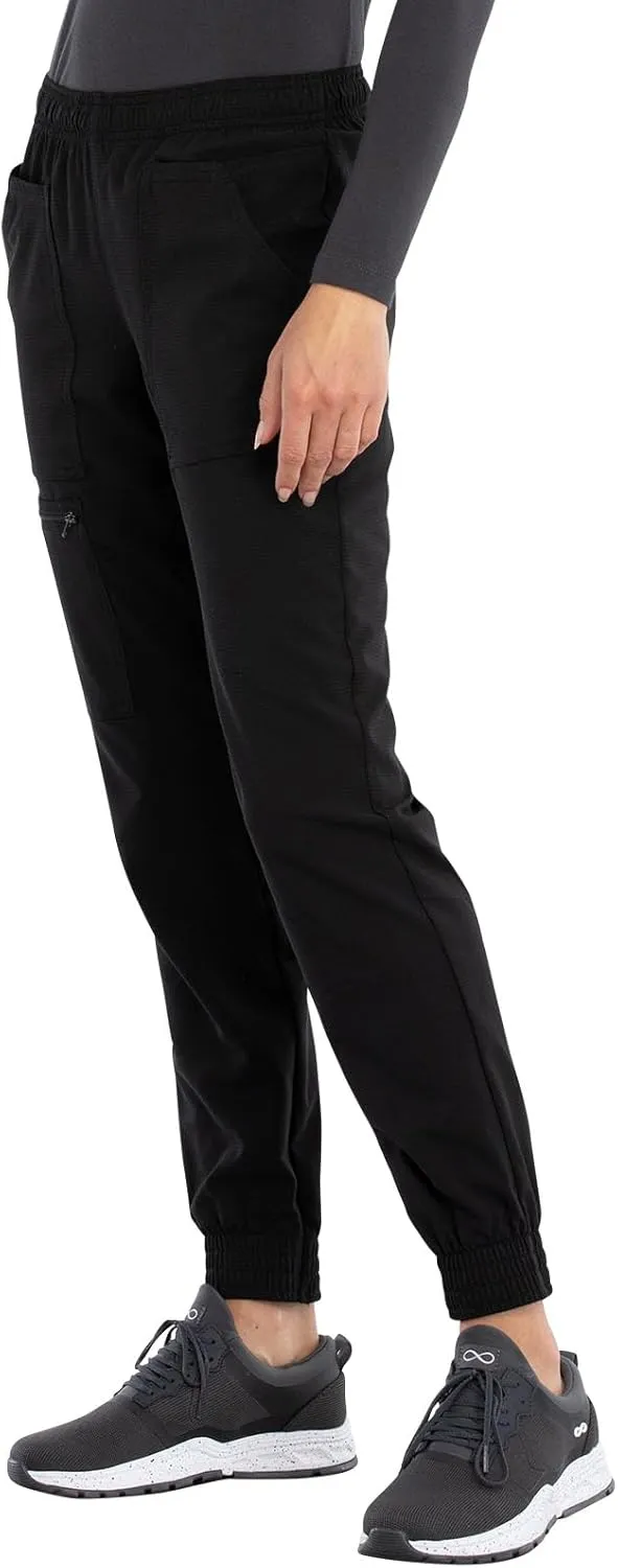 Cherokee Women's Mid Rise Tapered Leg Jogger Scrubs Pant