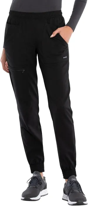 Cherokee Women's Mid Rise Tapered Leg Jogger Scrubs Pant