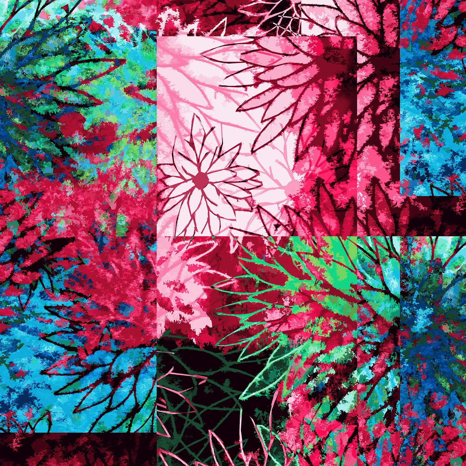 Ci Ci Dress - Fire Sky