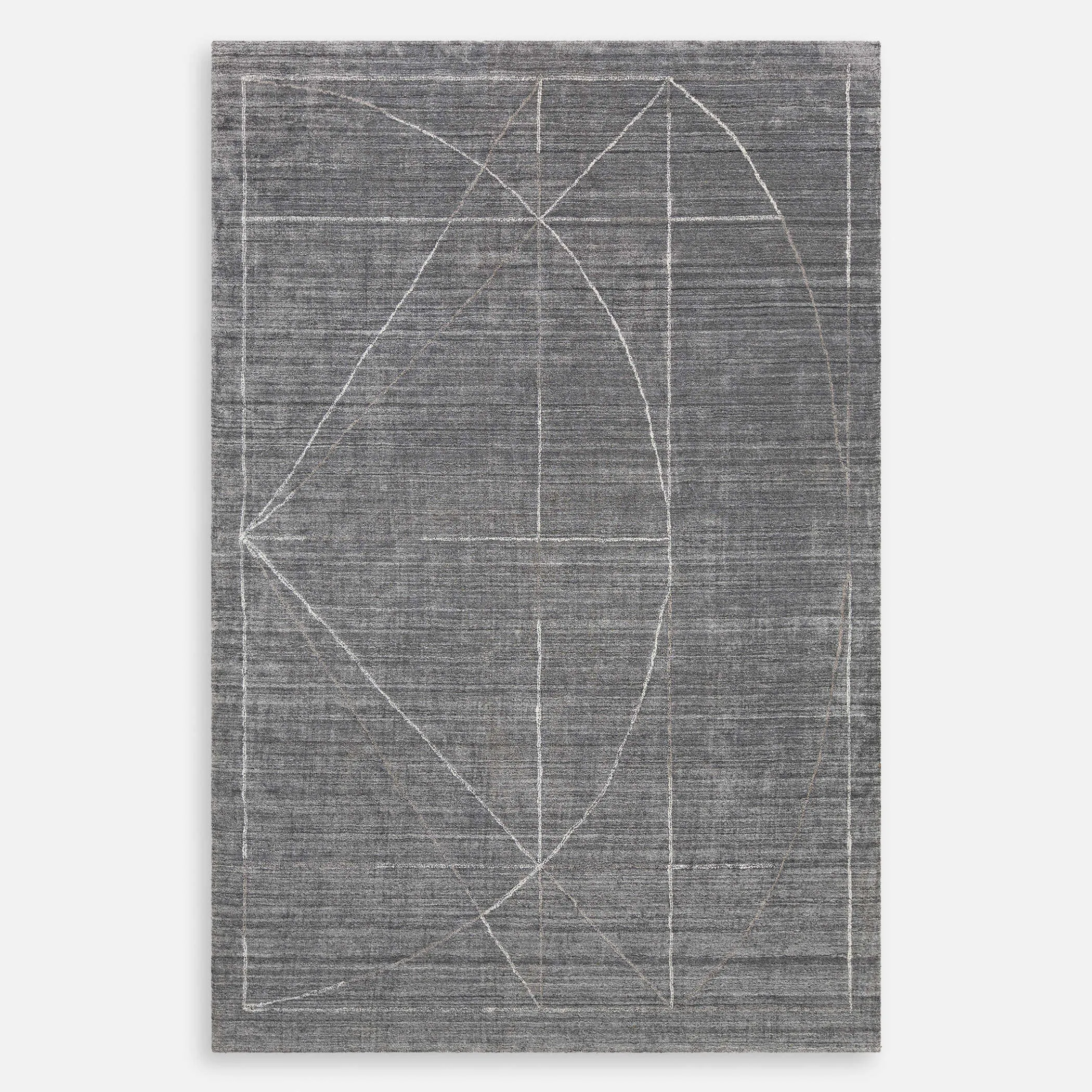Costilla Modern Gray 6 X 9 Rug