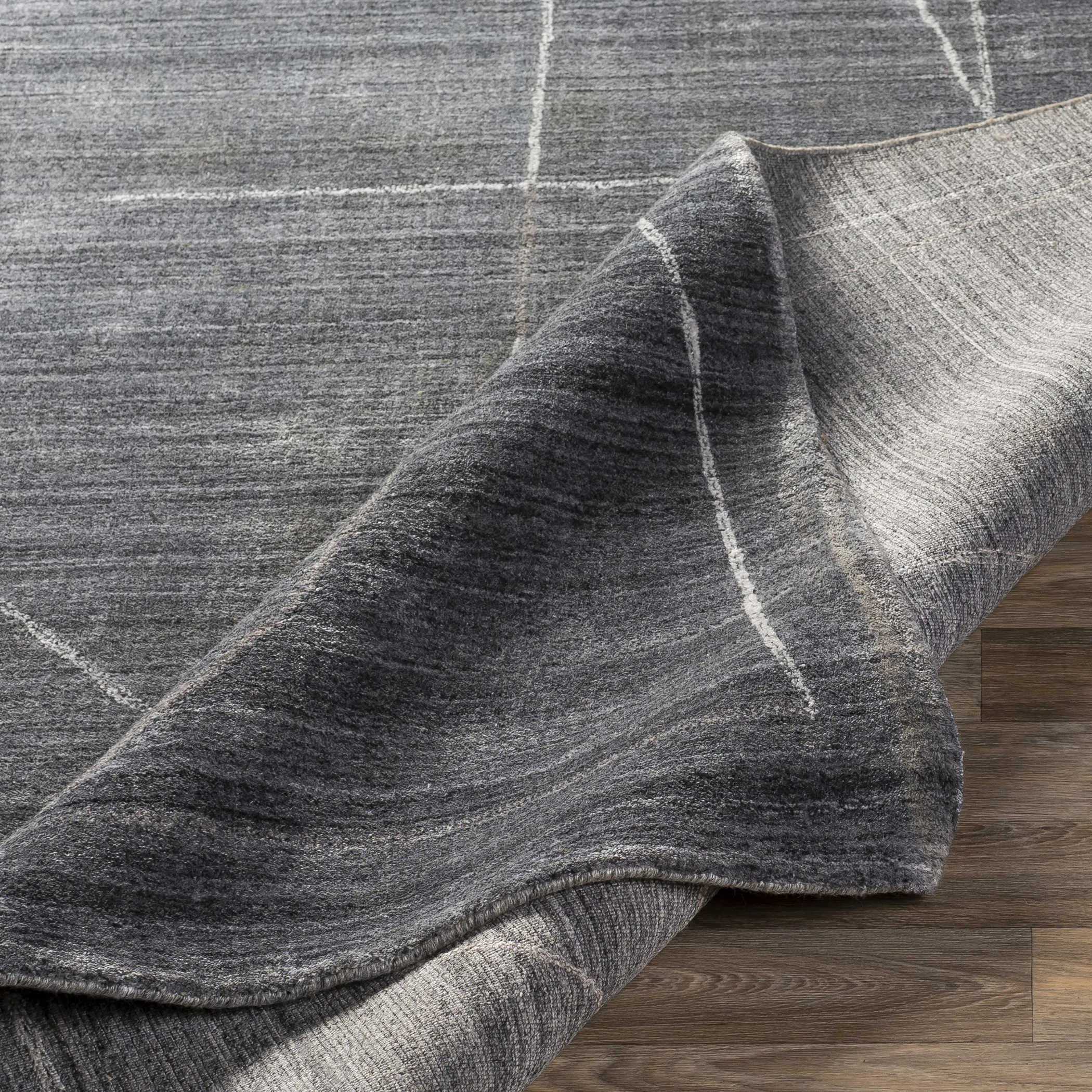 Costilla Modern Gray 6 X 9 Rug