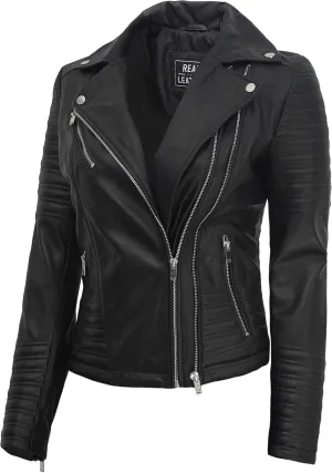 fjackets Leather Jackets For Women Real Lambskin Leather Outerwear Women Jackets