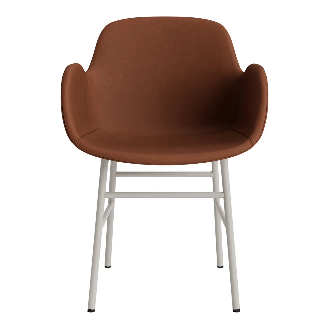 Form Armchair - Metal Legs - Upholstered
