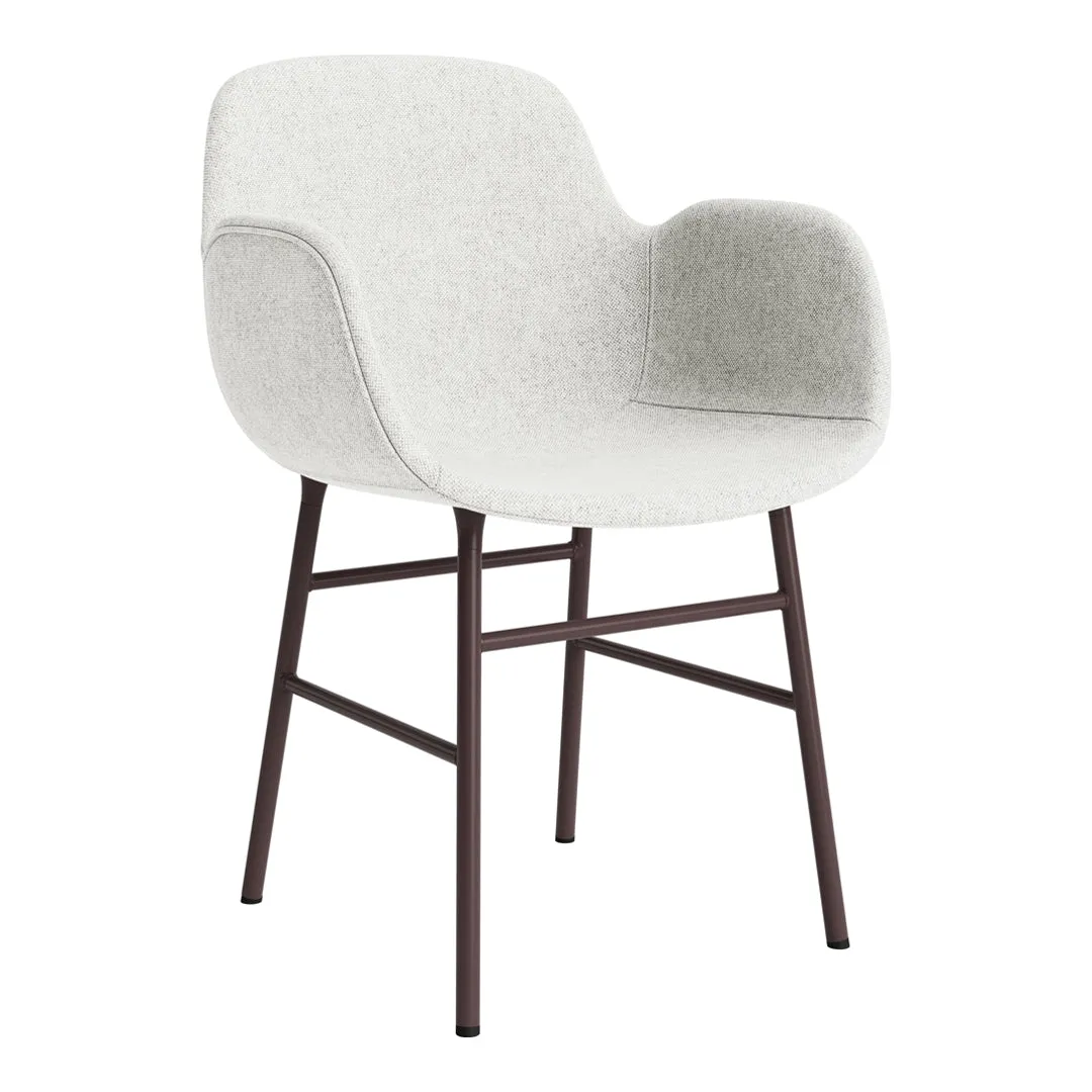Form Armchair - Metal Legs - Upholstered