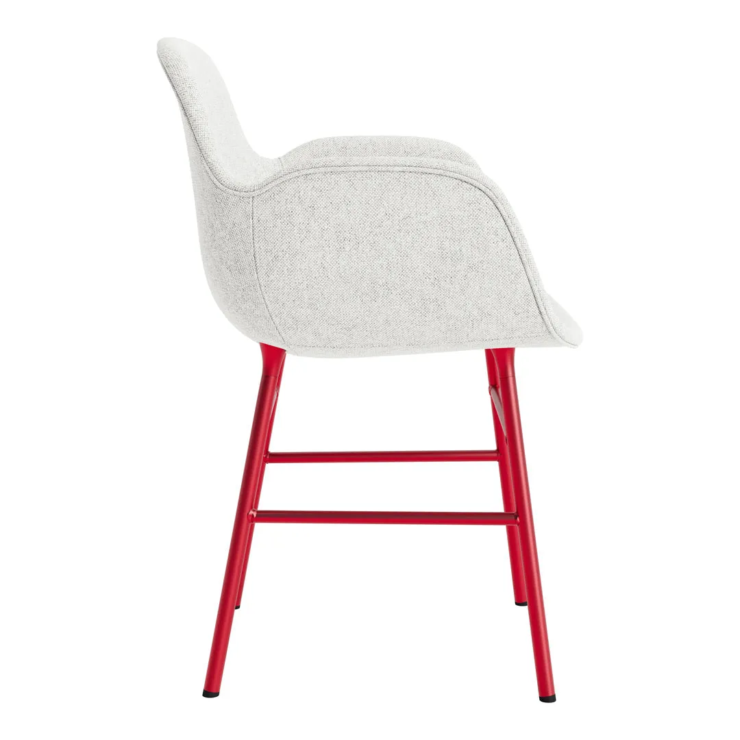 Form Armchair - Metal Legs - Upholstered