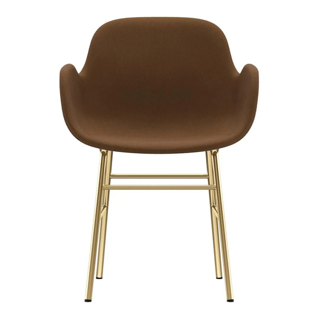 Form Armchair - Metal Legs - Upholstered