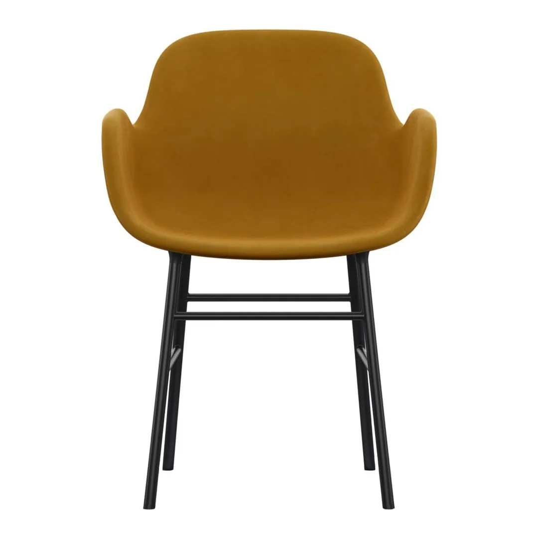 Form Armchair - Metal Legs - Upholstered
