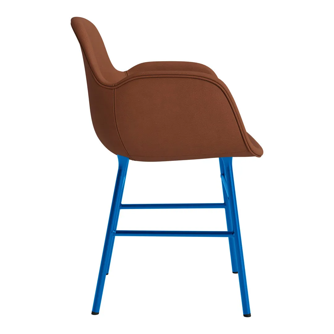 Form Armchair - Metal Legs - Upholstered