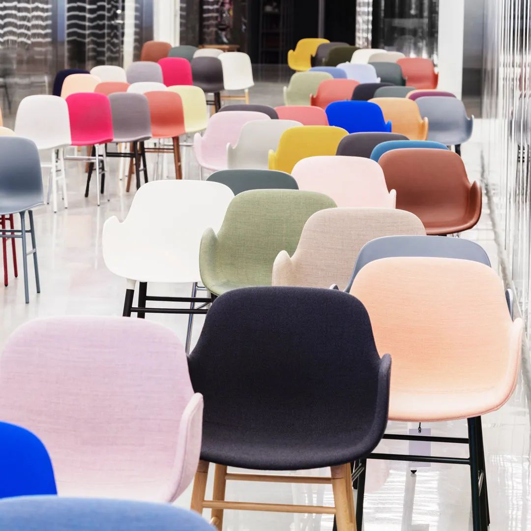 Form Armchair - Metal Legs - Upholstered
