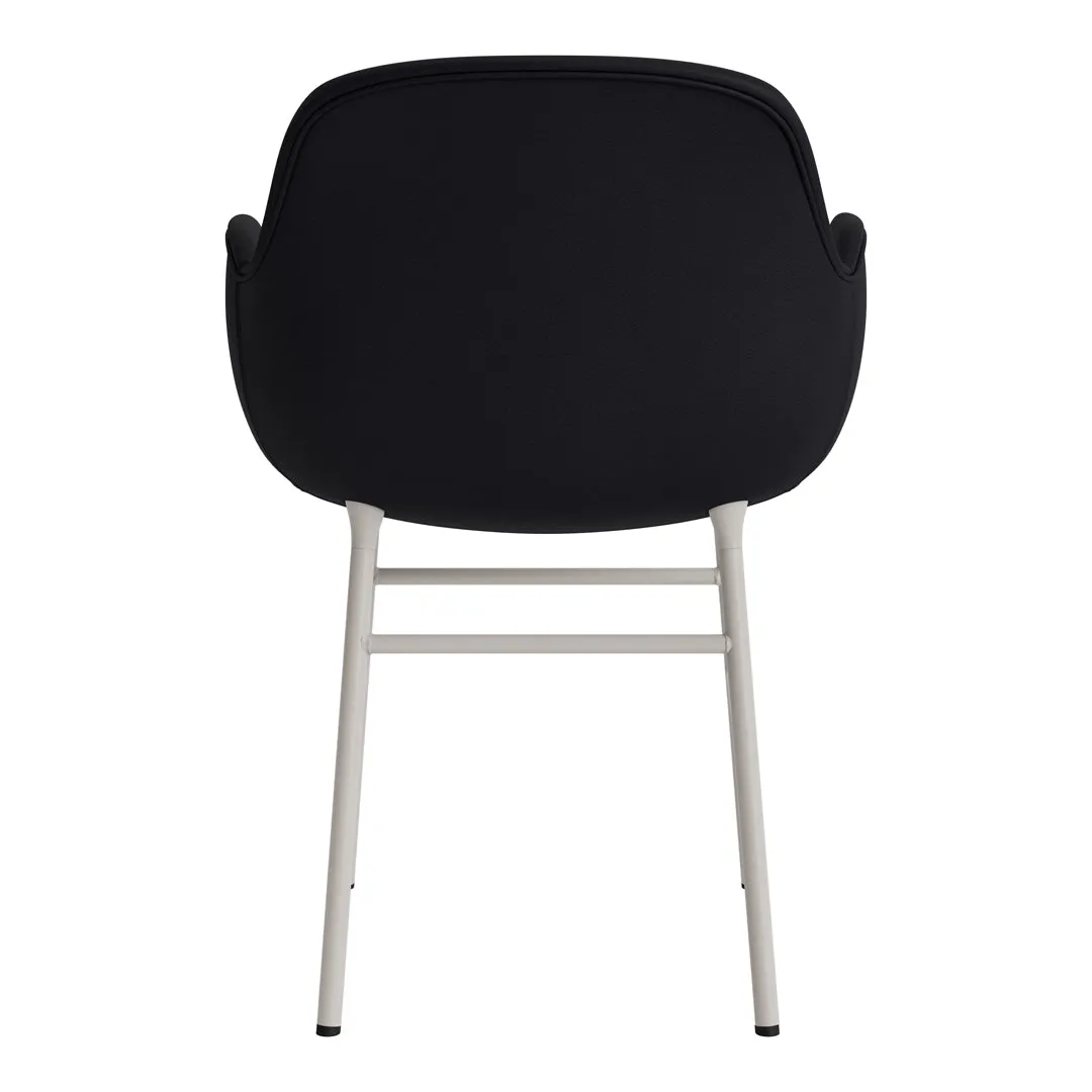 Form Armchair - Metal Legs - Upholstered
