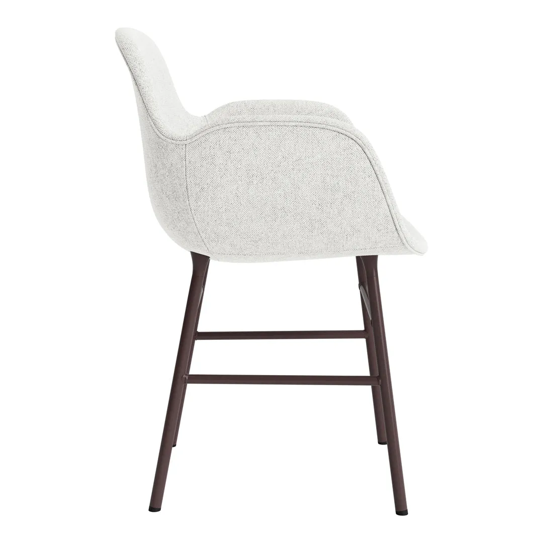 Form Armchair - Metal Legs - Upholstered