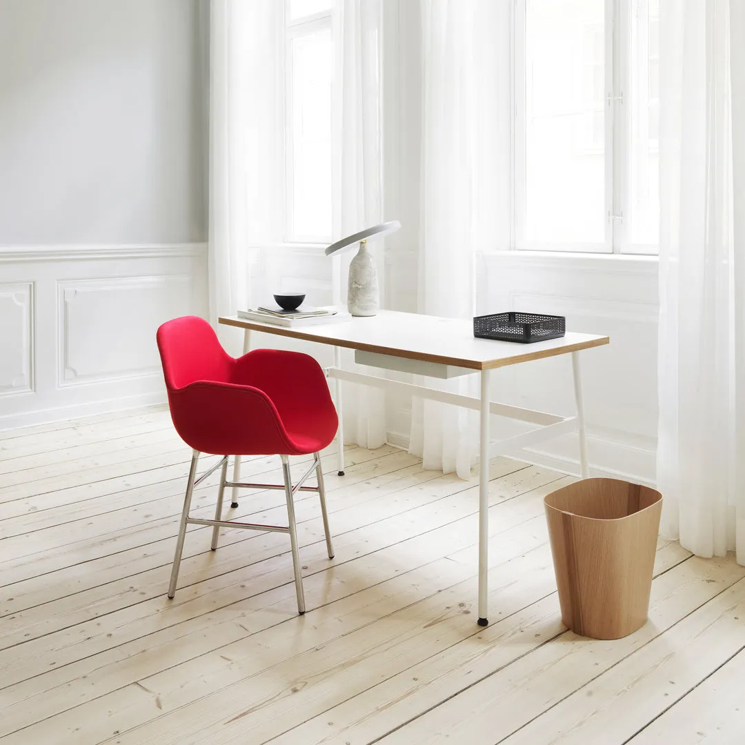 Form Armchair - Metal Legs - Upholstered