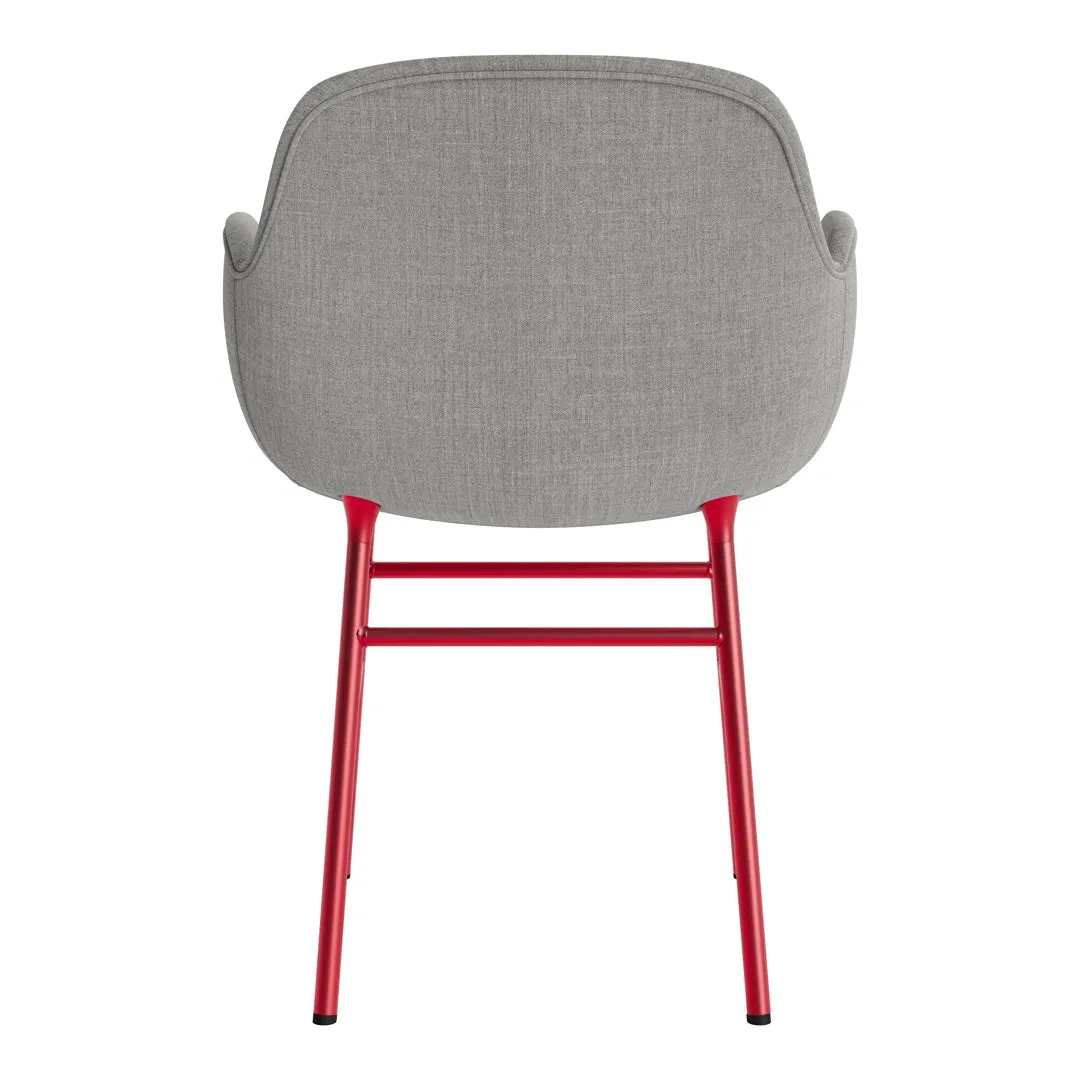 Form Armchair - Metal Legs - Upholstered