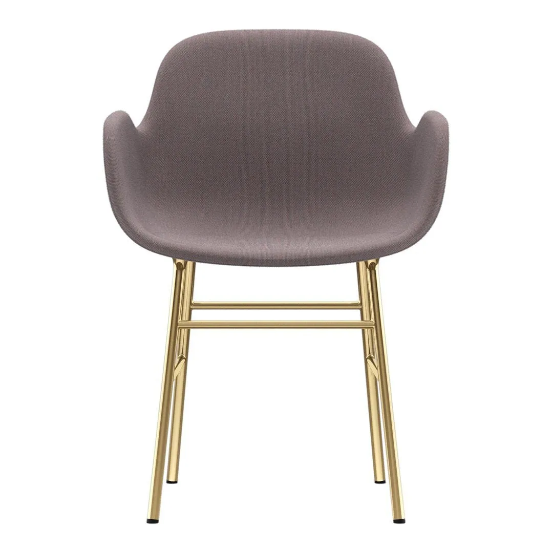 Form Armchair - Metal Legs - Upholstered