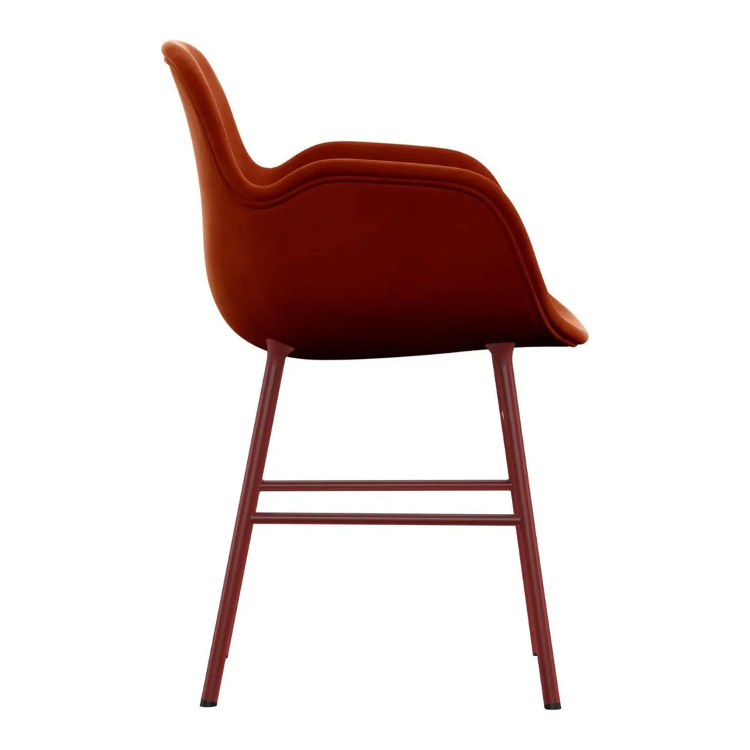 Form Armchair - Metal Legs - Upholstered