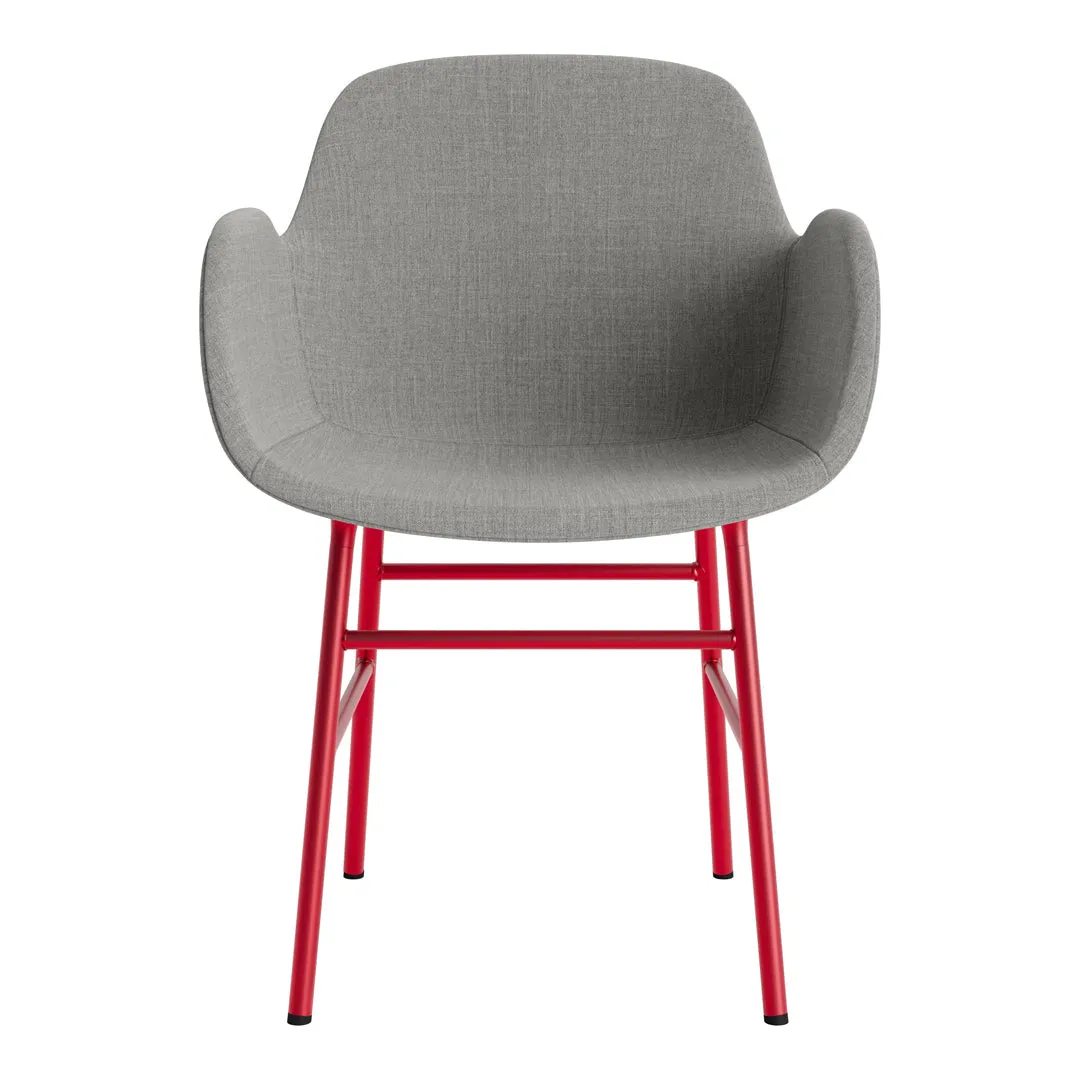 Form Armchair - Metal Legs - Upholstered