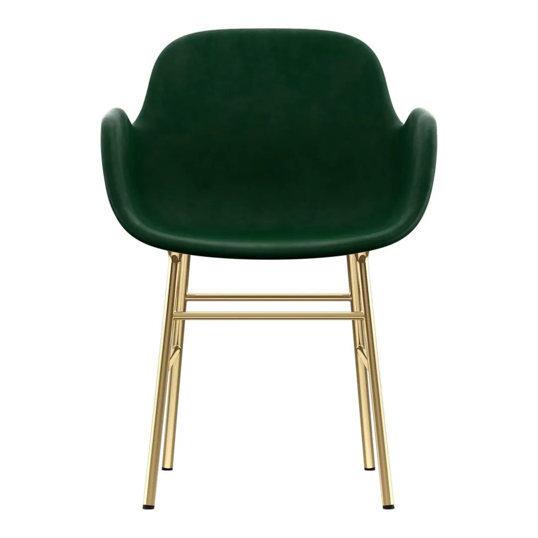 Form Armchair - Metal Legs - Upholstered