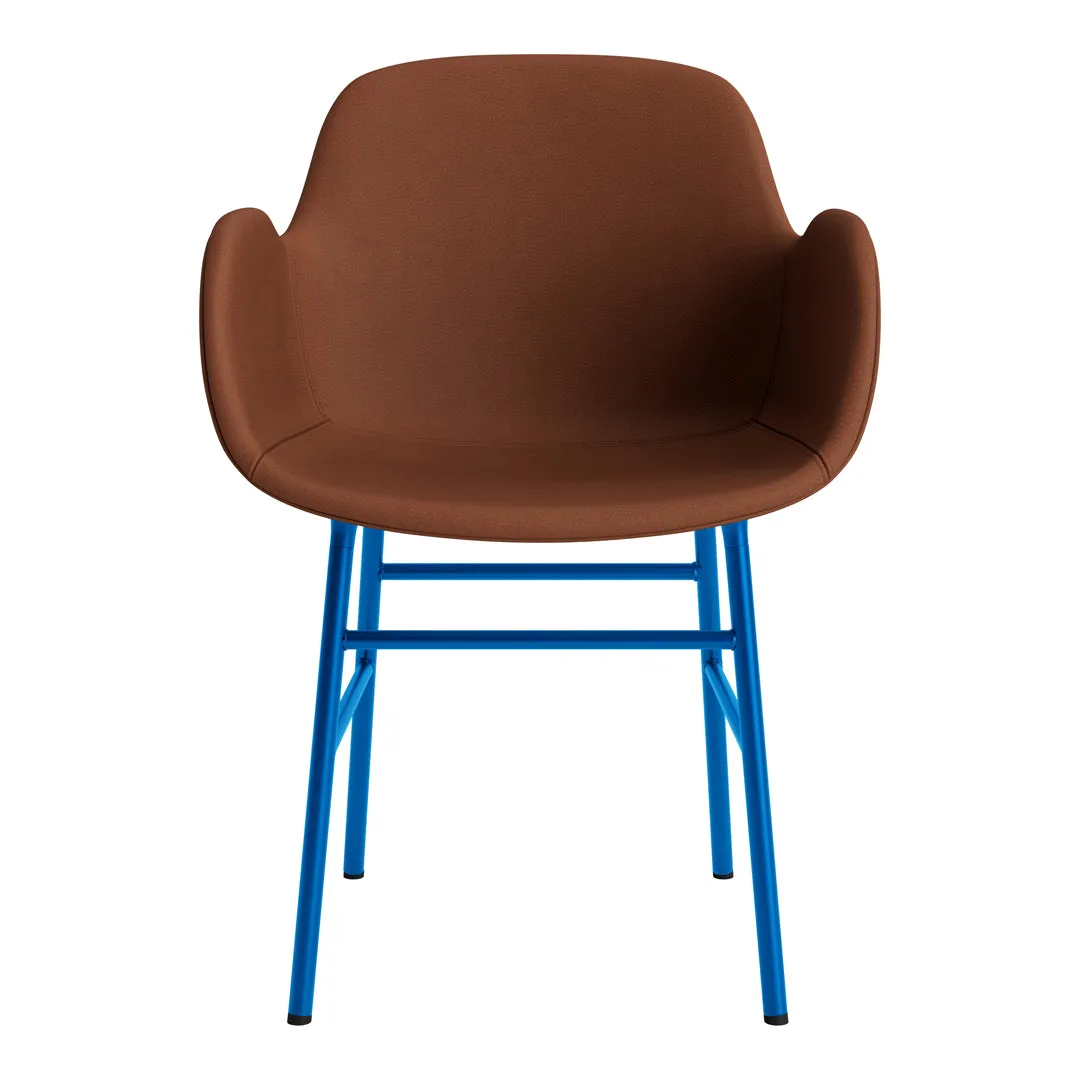 Form Armchair - Metal Legs - Upholstered