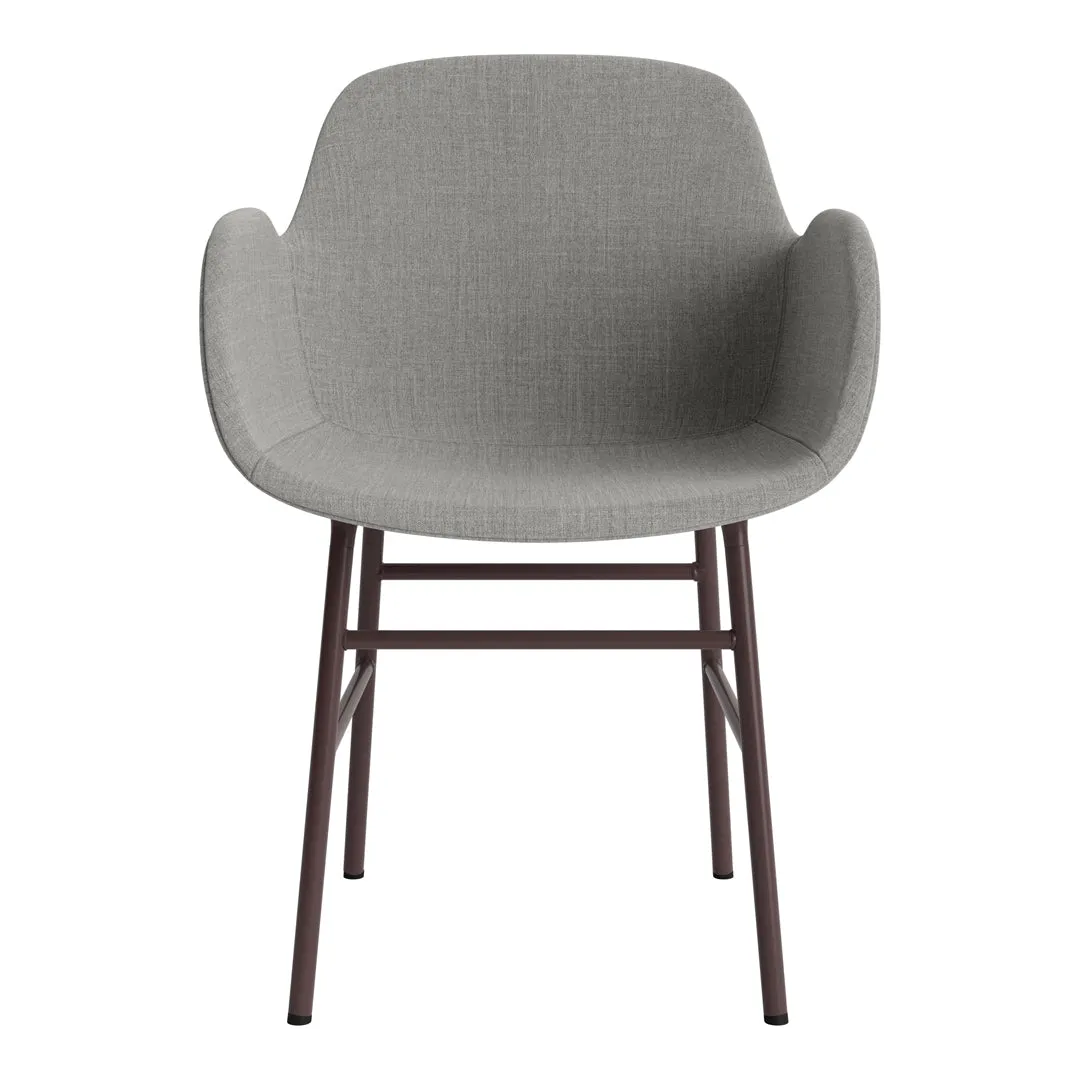 Form Armchair - Metal Legs - Upholstered