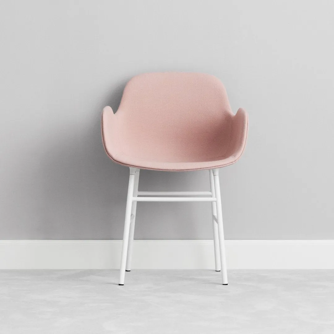 Form Armchair - Metal Legs - Upholstered