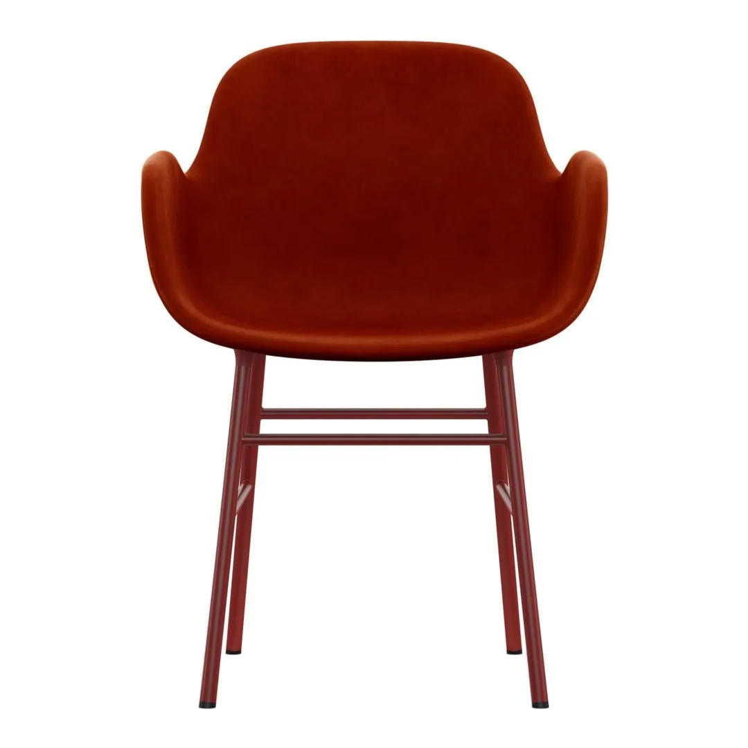 Form Armchair - Metal Legs - Upholstered