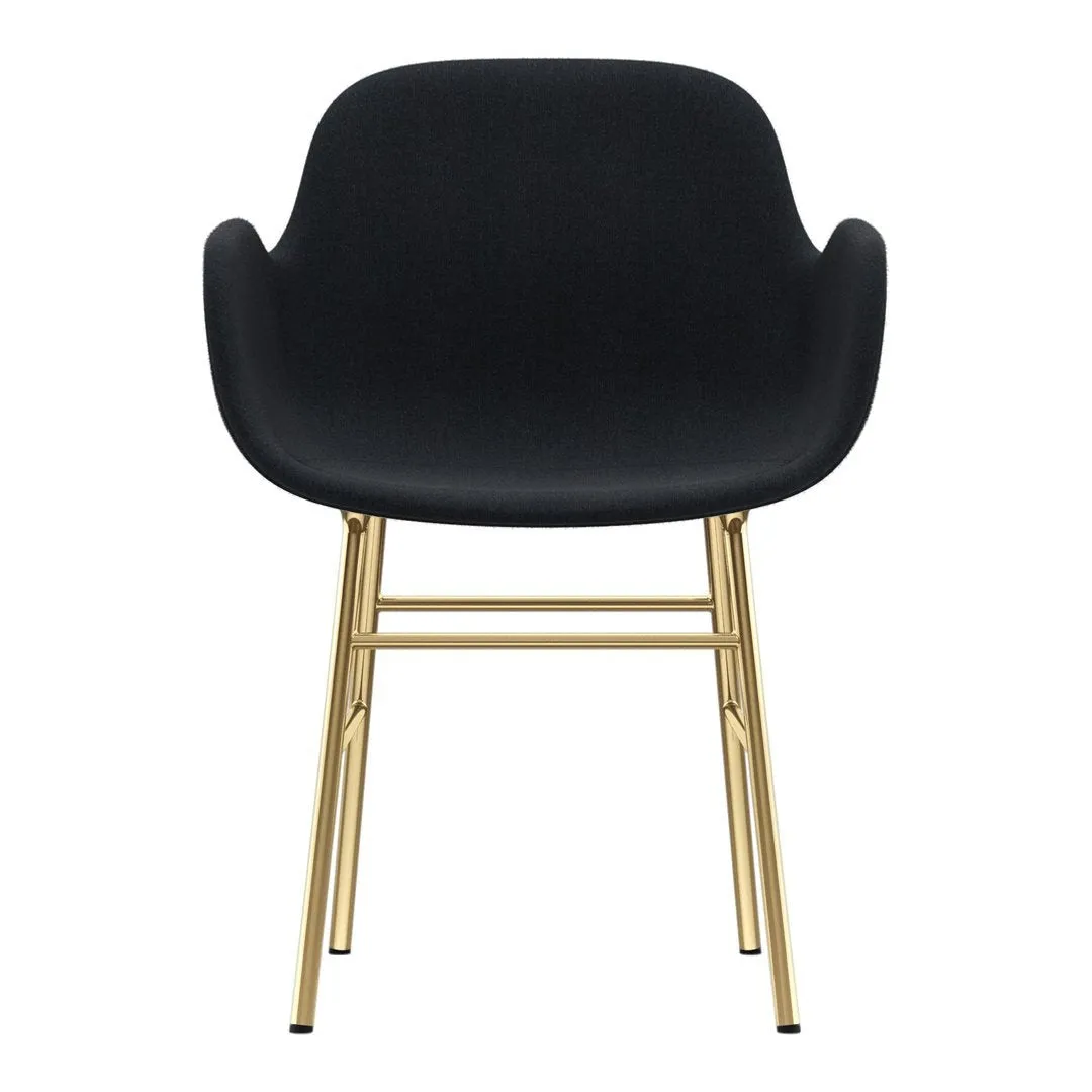Form Armchair - Metal Legs - Upholstered
