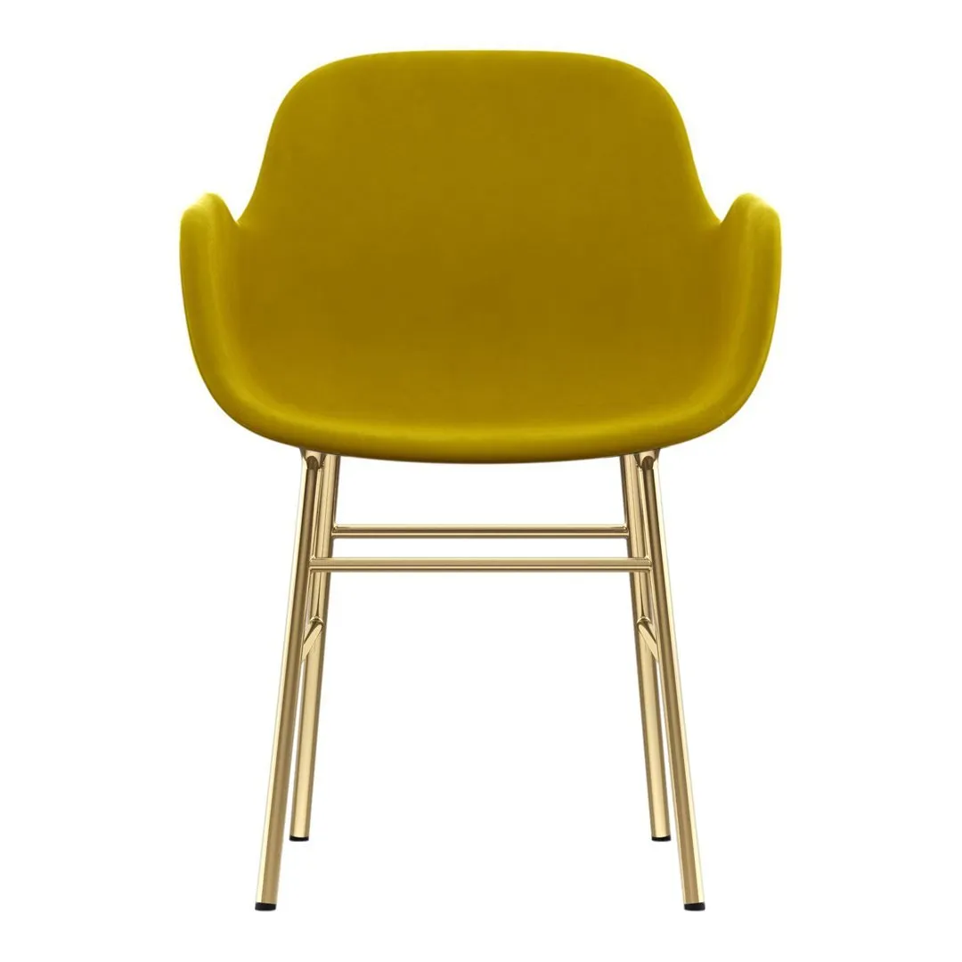 Form Armchair - Metal Legs - Upholstered