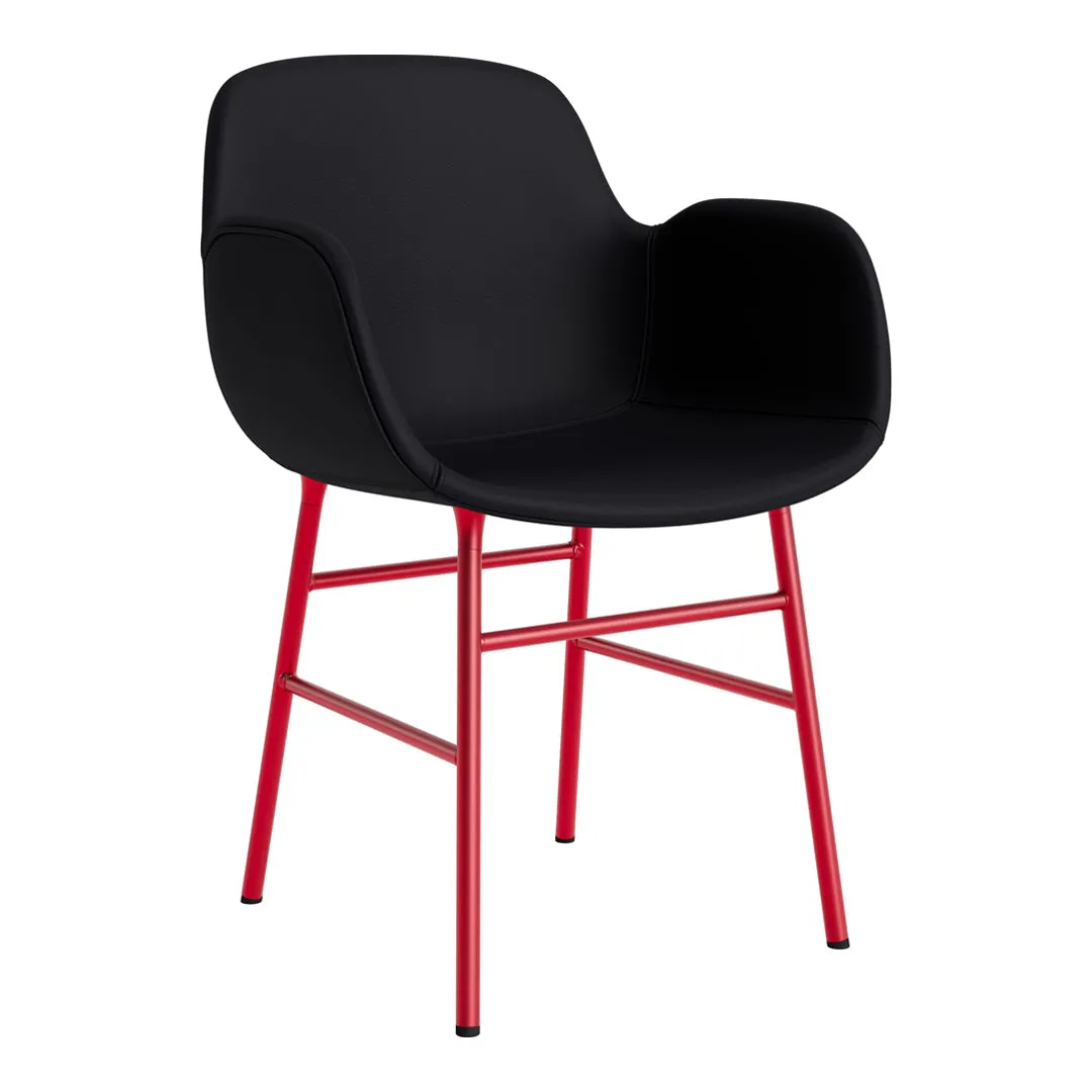 Form Armchair - Metal Legs - Upholstered