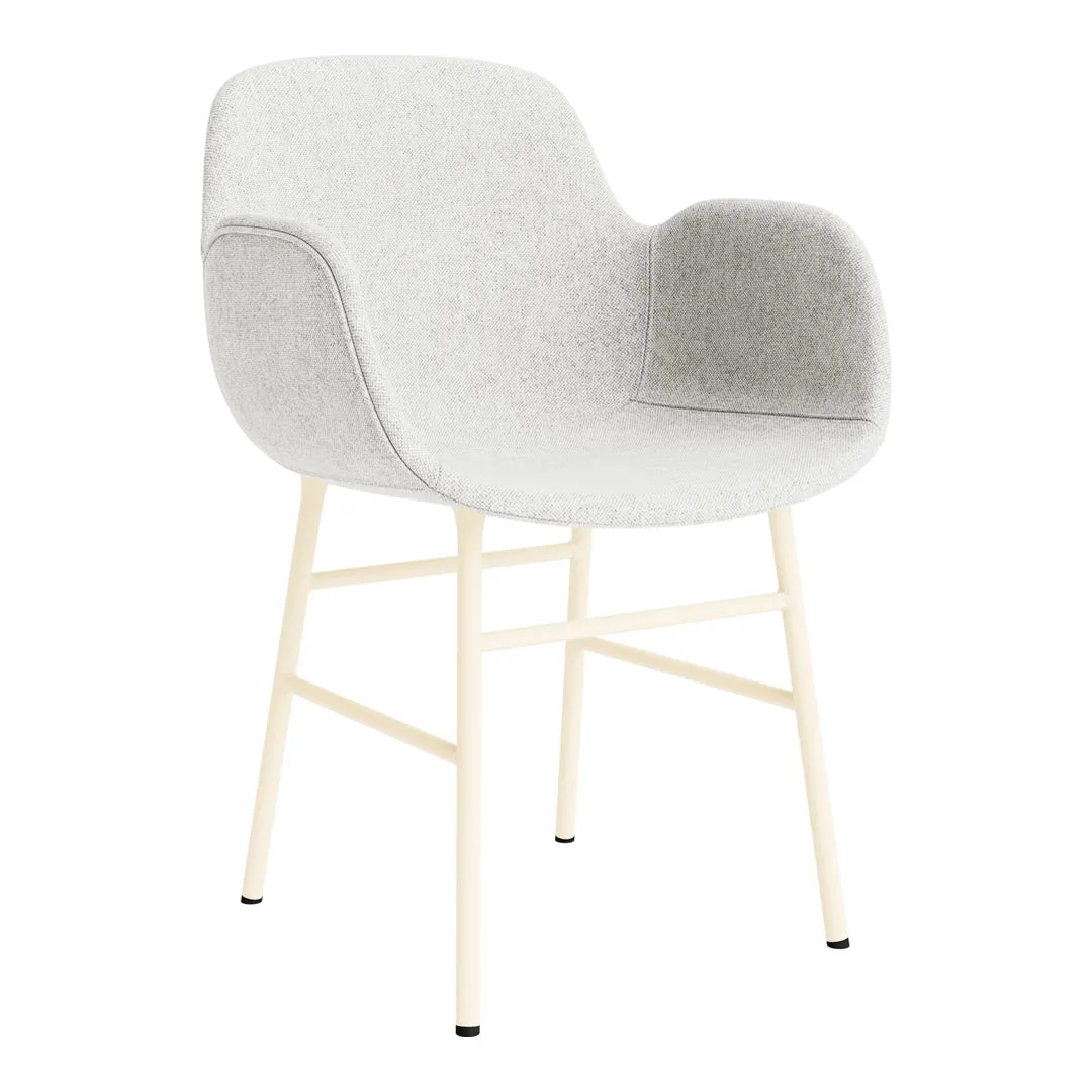 Form Armchair - Metal Legs - Upholstered