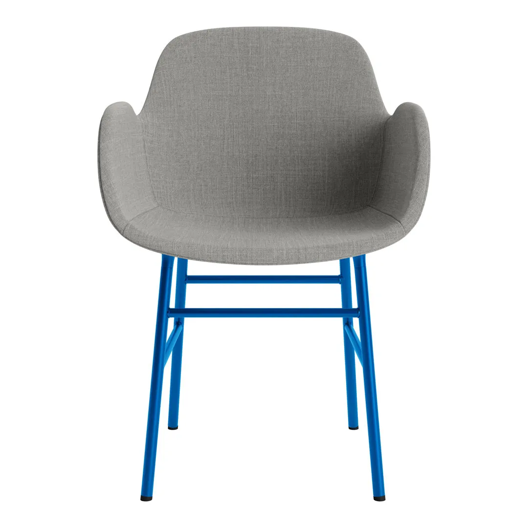 Form Armchair - Metal Legs - Upholstered